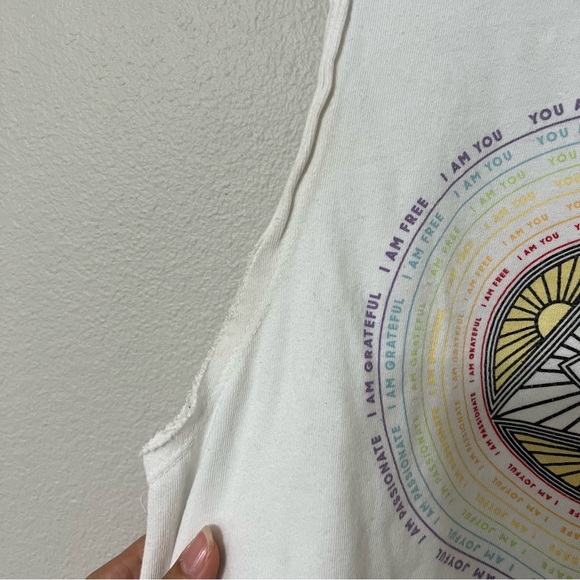 Spiritual Ganger Affirmations Muscle Tank—S - Picture 3 of 7